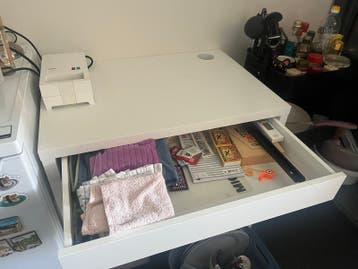 Wit bureau van ikea