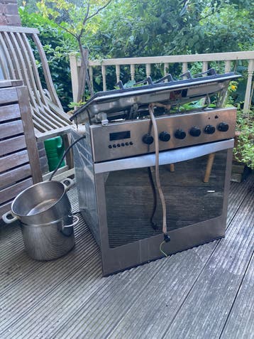 Oven fornuis combi