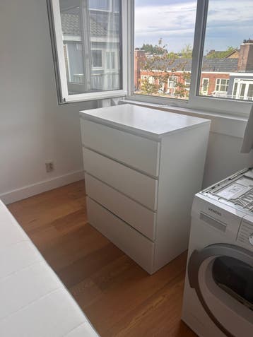 MALM ikea LADEKAST WIT