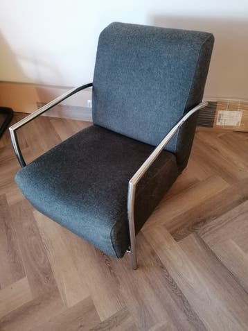 Gratis fauteuil stof Antraciet - Afhalen Kampen