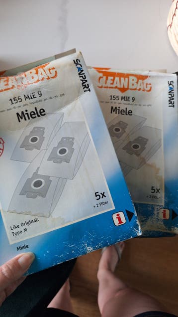 Miele stofzuigerzakken Type M - Scanpart 155 MIE 9