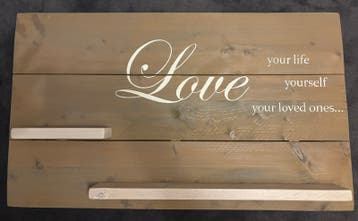 Wand bord decoratie