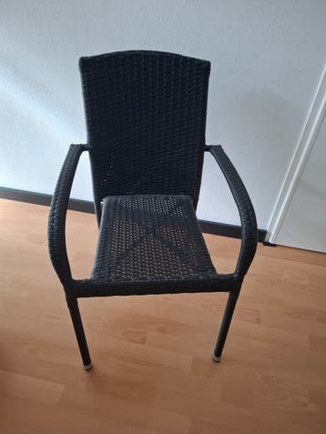 Z.g.a.n stevige Wicker stoel