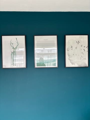 GRATIS // Set van 3 ingelijste prints