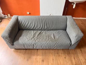 Grijze Ikea bank