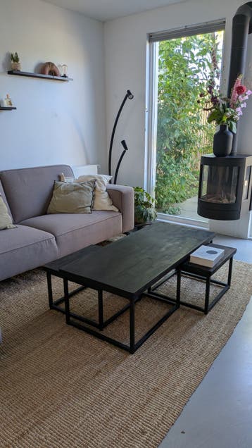 Trendhopper Salontafel Batam Zwart Set Van 3
