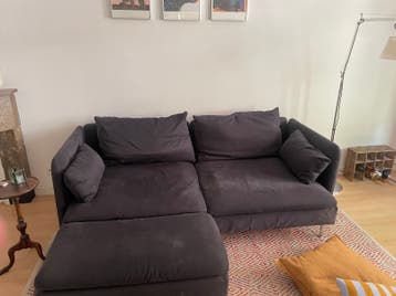 Bank grijsblauw IKEA