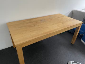 Eettafel 180x90 eikenhout