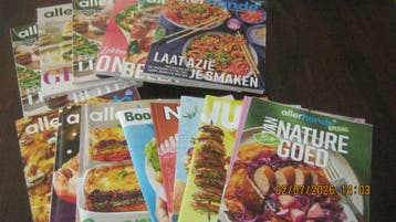ALLERHANDE e.a. Bladen van AH, Plus, Jumbo totaal 15 stuks
