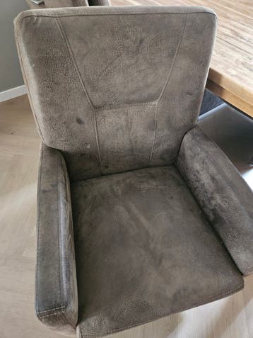 Comfortabele eetkamerstoelen met armleuning (4 stuks)