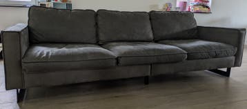 Comfortabele 3-zitsbank L:253 D:96