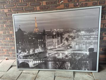IKEA Canvas Parijs Eiffeltoren Zwart-Wit