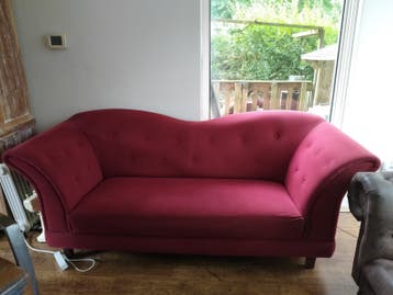 Comfortabele gratis rode bank v 220x80 cm