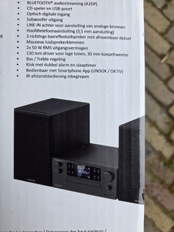 2 2 Boxjes van Kenwood radiosetje (overgebleven)