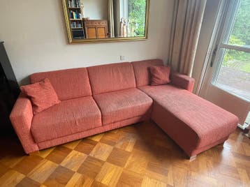 3-4 zitsbank met chaisse longue en zitdeel gratis ophalen