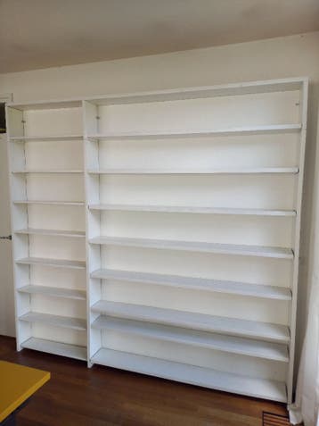 Massief houten boekenkast