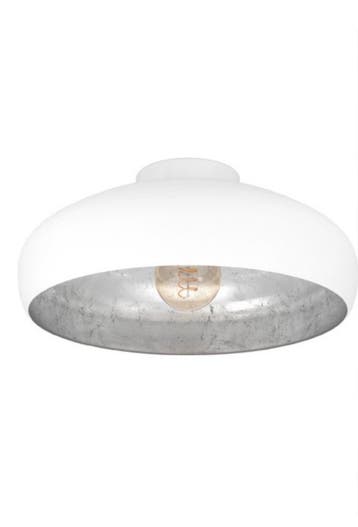 EGLO Mogano Plafondlamp Wit/Zilver E27