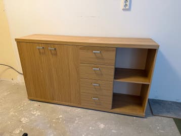 Gratis ophalen houten Dressoir met lades
