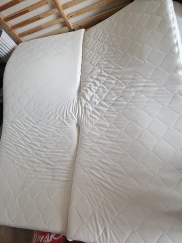 Gratis ophalen: koudschuim splittopper 180x200 cm, 8 cm dik