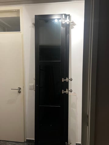 Pax kast deuren met glas 229x50
