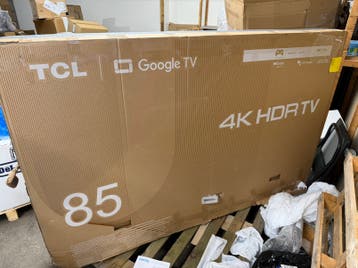 TCL 85 inch 4k HDR TV - Defect Scherm
