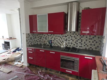 Gratis Keuken en koelkast