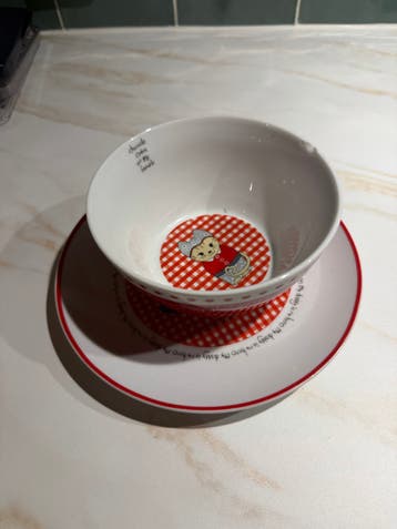 V&D Porseleinen Kinder Servies - My Daddy Is My Hero