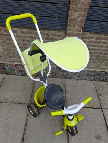 Smoby driewieler fiets met duwstand