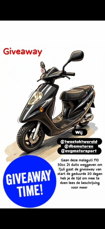Malaguti 50cc 2t GIVEAWAY piaggio gilera check beschrijving