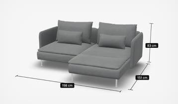 Gratis IKEA Söderhamn bank (198 cm) | Gebruikt | Af te halen