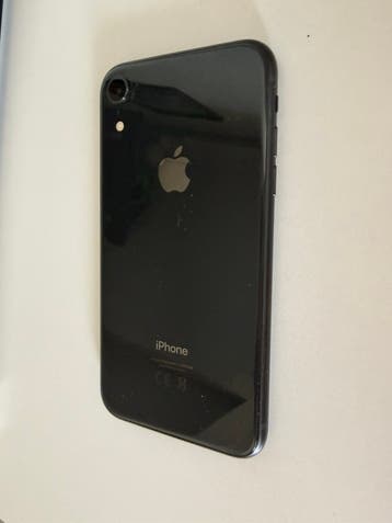 Apple iPhone XR 64GB Zwart | Werkt | Scherm gebarsten