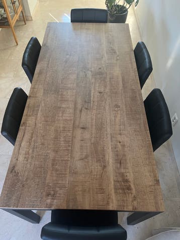 Eettafel met 4 stoelen