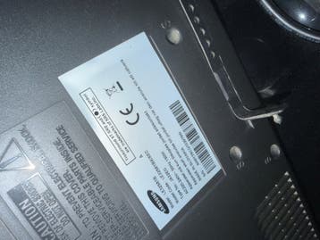 Samsung LE32S81BX/XEC LCD TV - Geen afstandsbediening