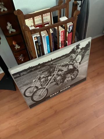 Easy Rider Canvas Schilderij - Iconische Film Poster