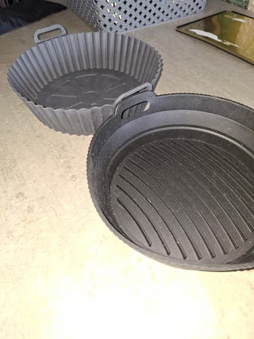 Siliconen Airfryer Bakjes - Set van 2