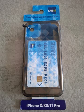 LAB31 Card Sleeve Telefoonhoesje iPhone X/XS/11 Pro
