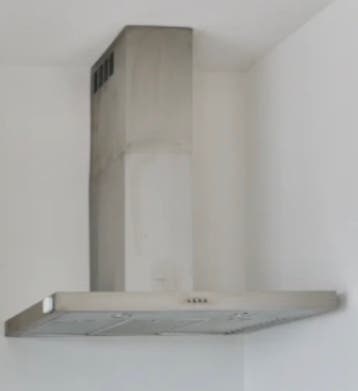 Whirlpool RVS Wandschouwkap - Gebruikt maar functioneel