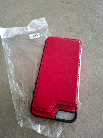 Rood iPhone 6/6S Hoesje met Pasjeshouder