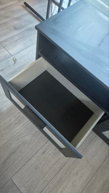 IKEA Zwart TV-meubel met lades en open vakken