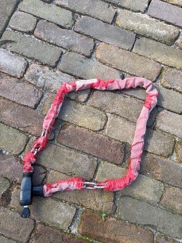 ABUS Kettingslot - Rood - Gebruikt