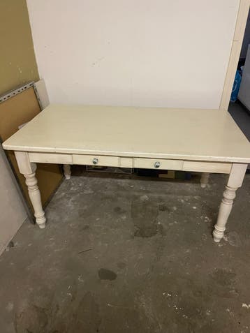 Gratis afhalen grote eettafel met lade's