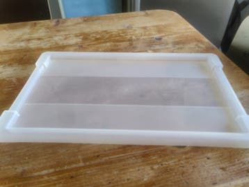 Gezocht starplast deksel 5 liter box