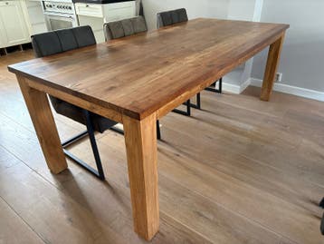 Gratis Teakhouten eettafel - 100x220cm