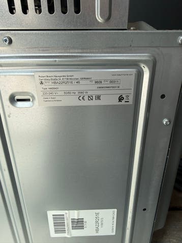 Bosch Inbouw Heteluchtoven
