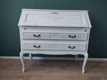 Secretaire wit, met lades