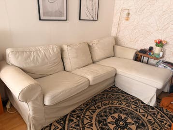 Bank met chaisse lounge - gratis ophalen 17 juli