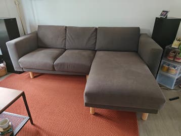 Ikea Norsborg 3-zits loungebank - Grijs