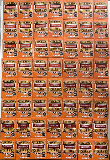 Ruilen jumbo plaatsnaam emblemen