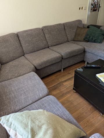 Gratis af te halen hoekbank, 2.30 x 2.80m