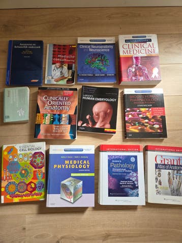 Pakket studieboeken Technische Geneeskunde (gratis)